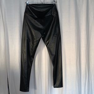 Faux Leather Leggings size M